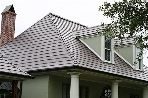 house with metal roof and shingles|metal roofing that looks like shingles.